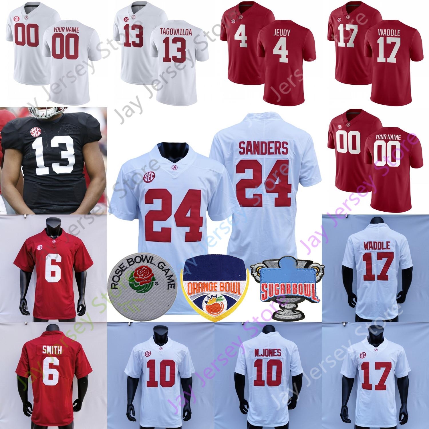 Alabama Crimson Tide Football Jersey NCAA College Najee Harris N. Harris DeVonta Smith Waddle Mac Jones M. Jones Sanders Metchie III Young, White rose bowl
Alabama Crimson Tide Football Jersey NCAA College Najee Harris N. Harris DeVonta Smith Waddle Mac Jones M. Jones Sanders Metchie III Young, White rose bowl