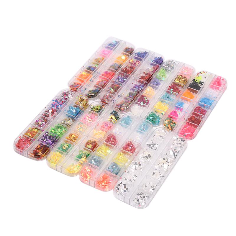 12 Grid Mirror Glitter Foil Paper Nail Sequins Paillette Irregular Flakes Nail Art Decoration
12 Grid Mirror Glitter Foil Paper Nail Sequins Paillette Irregular Flakes Nail Art Decoration