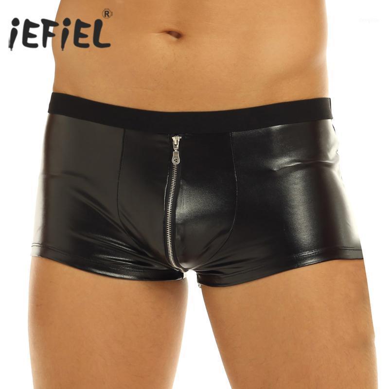 iEFiEL Mens Lingerie Panties Wetlook Faux Leather Zipper Jockstraps Bulge Pouch Low Rise Gay Boxer Shorts Underwear Underpants1, As pic
iEFiEL Mens Lingerie Panties Wetlook Faux Leather Zipper Jockstraps Bulge Pouch Low Rise Gay Boxer Shorts Underwear Underpants1, As pic