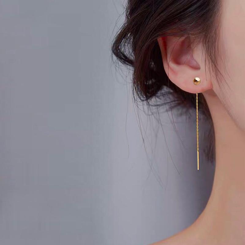 Stud YUN RUO Fashion Vintage Gold Ball Earring Line Woman 18K Color Titanium Stainless Steel Jewelry Not Fade Anti Allergy
Stud YUN RUO Fashion Vintage Gold Ball Earring Line Woman 18K Color Titanium Stainless Steel Jewelry Not Fade Anti Allergy