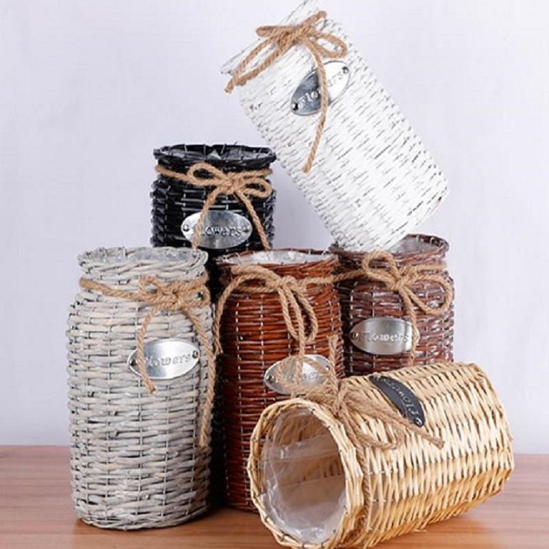Wicker Vase Plants Straw Pots Handmade Woven Flower Storage Basket Flower Arrangement Container Home Desktop Garden Decoration
Wicker Vase Plants Straw Pots Handmade Woven Flower Storage Basket Flower Arrangement Container Home Desktop Garden Decoration