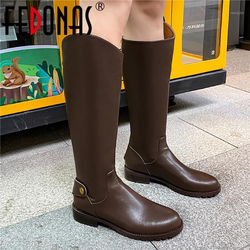 FEDONAS Winter Women's Shoes 2020 Newest Genuine Leather Thick Heels Knee High Boots Autumn Office Lady Working Slim Long Shoes1, Blackd
FEDONAS Winter Women's Shoes 2020 Newest Genuine Leather Thick Heels Knee High Boots Autumn Office Lady Working Slim Long Shoes1, Blackd