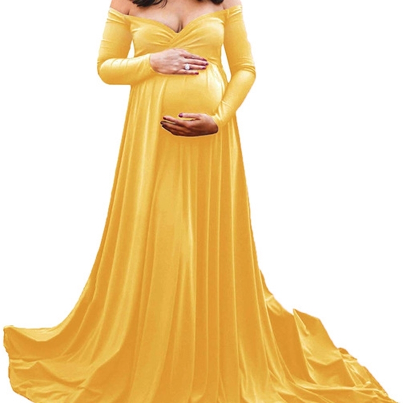 Maternity Dresses Sexy for Photo Shoot Pregnant Dress for Pregnant Women Summer Plus Size Dress Pregnancy Clothes Dress S M L XL LJ201125