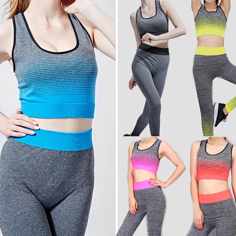 Women's jogging sportswear suit Gradient Yoga Suit Running Fitness Quick Drying Seamless 2-Piece Set Women's tracksuit
Women's jogging sportswear suit Gradient Yoga Suit Running Fitness Quick Drying Seamless 2-Piece Set Women's tracksuit