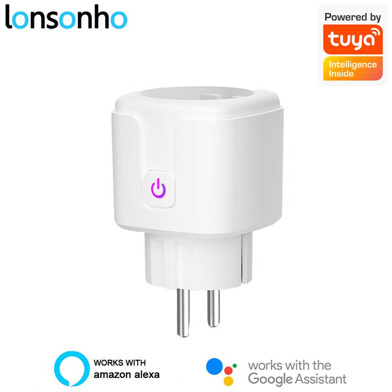 Lonsonho Tuya Smart Plug Wifi Smart Socket Type F EU Plug 16A 3680W Power Monitor Energy Saver Works With Google Home Mini Alexa
Lonsonho Tuya Smart Plug Wifi Smart Socket Type F EU Plug 16A 3680W Power Monitor Energy Saver Works With Google Home Mini Alexa