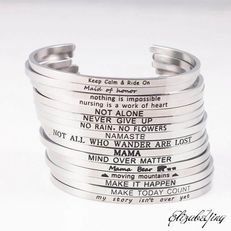 Namaste Stainless Steel Engraved Positive Inspirational Quote Cuff Mantra Bracelet Bangle as Father day gift1
Namaste Stainless Steel Engraved Positive Inspirational Quote Cuff Mantra Bracelet Bangle as Father day gift1