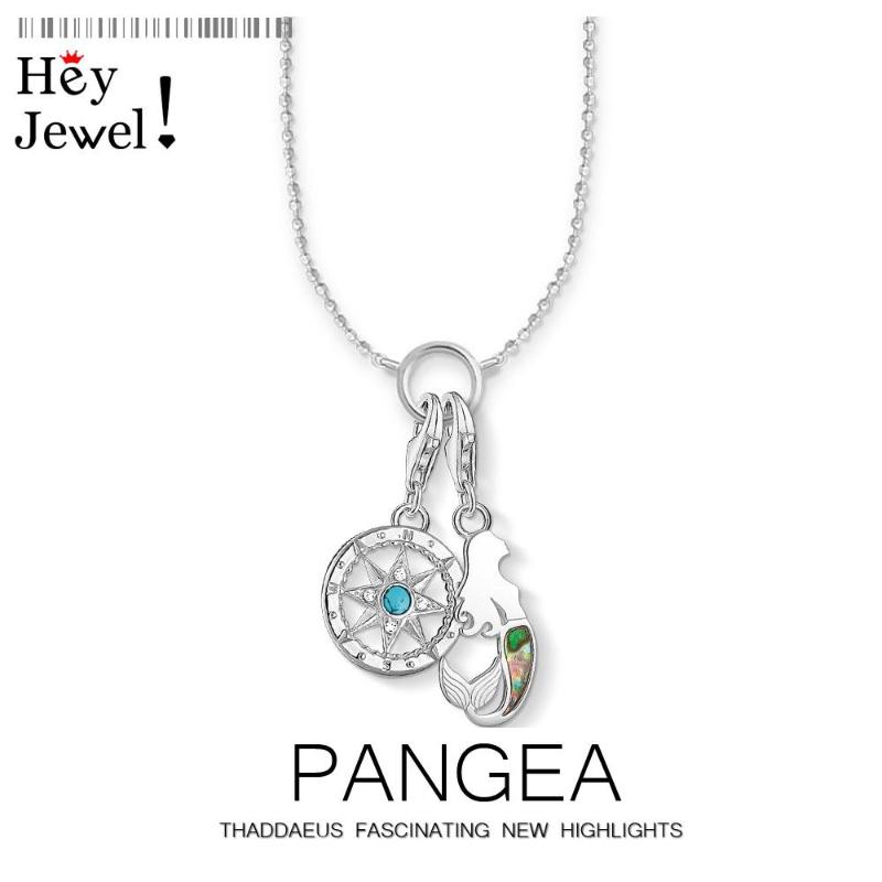 Charm Necklace Compass & Mermaid,2020 Winter New Fashion Jewelry Europe 925 Sterling Silver Bijoux Ocean Gift For Women Girls
Charm Necklace Compass & Mermaid,2020 Winter New Fashion Jewelry Europe 925 Sterling Silver Bijoux Ocean Gift For Women Girls