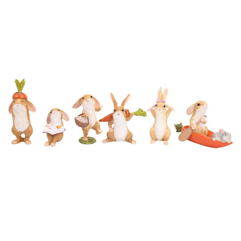 Everyday Collection Easter Decorations for Home Cute Resin Figurines Miniature Tabletop Ornaments Fairy Garden
Everyday Collection Easter Decorations for Home Cute Resin Figurines Miniature Tabletop Ornaments Fairy Garden