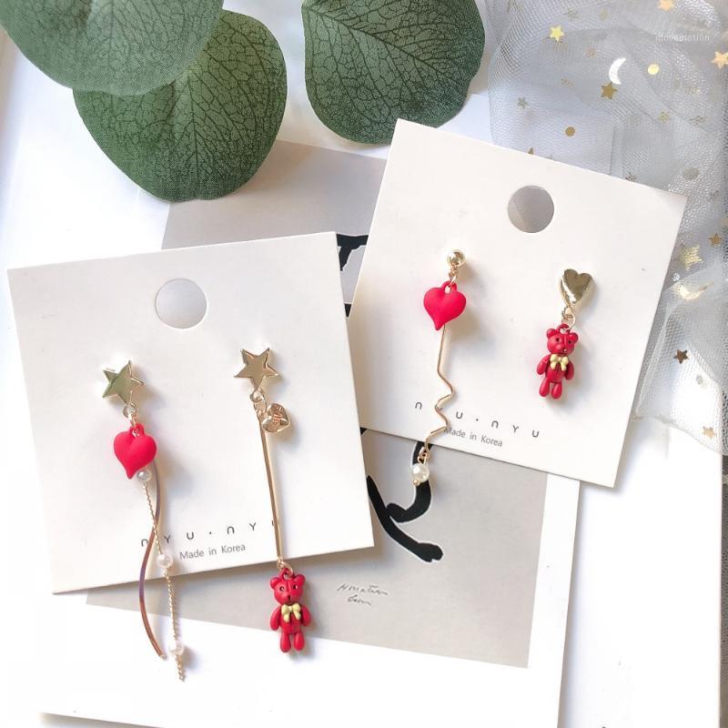 SQUERIM New Sweet Jewelry S925 Earings Valentine's day Gifts Red Love Heart Cute Bear Drop Earrings Vintage Pendant jewelry1
SQUERIM New Sweet Jewelry S925 Earings Valentine's day Gifts Red Love Heart Cute Bear Drop Earrings Vintage Pendant jewelry1