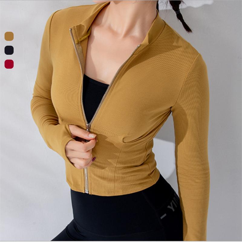 Tight Slimming Sports Jacket Ladies Fitness Long-Sleeve Gym Top Zipper Outdoor Shirts Quick-Drying Running Suit, Black
Tight Slimming Sports Jacket Ladies Fitness Long-Sleeve Gym Top Zipper Outdoor Shirts Quick-Drying Running Suit, Black