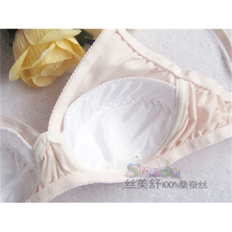 Appliques Solid New Arrival Sutia Bras For Women Sujetador Free Shipping Double Faced Silk Bra Wireless Ultra-thin Pad New 201217