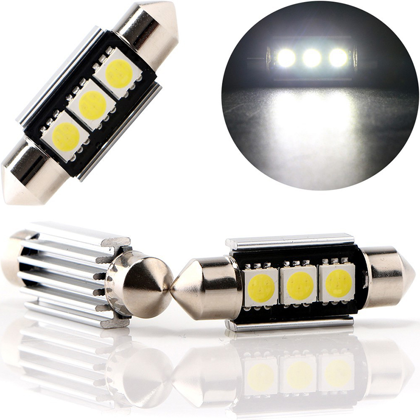 Free shipping Dome Festoon Car Light CANBUS Error Free C5W LED Lamp Auto Bulb Interior Light 36mm 3SMD 5050 LED White 12V
Free shipping Dome Festoon Car Light CANBUS Error Free C5W LED Lamp Auto Bulb Interior Light 36mm 3SMD 5050 LED White 12V