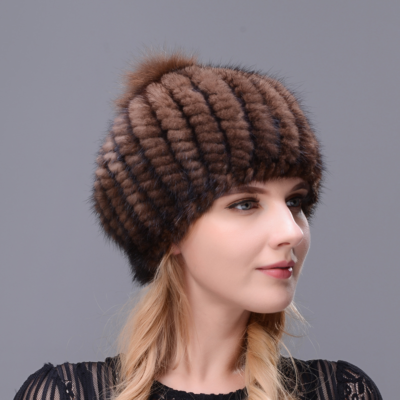 Seller Winter Buffer Hot Ear Boilers of the Natural Women Knife Hand Pele De vison with Great Fox Pompom On Top Hat
Seller Winter Buffer Hot Ear Boilers of the Natural Women Knife Hand Pele De vison with Great Fox Pompom On Top Hat