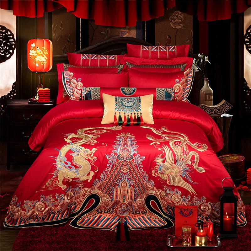 2020 Embroidery bedlinens high quality Egyptain cotton fabric Queen/King size duvet cover set Wedding bedding set 10 pieces
2020 Embroidery bedlinens high quality Egyptain cotton fabric Queen/King size duvet cover set Wedding bedding set 10 pieces