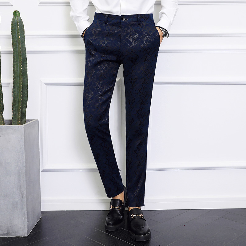 2021 New Oversize 38 40 Fashion Pattern Jacquard Business Slim Men Formal Office Calca Social Suit Pants Auqk, Black
2021 New Oversize 38 40 Fashion Pattern Jacquard Business Slim Men Formal Office Calca Social Suit Pants Auqk, Black
