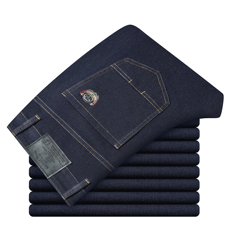 Spring Mens Stretch Business Black Blue Jeans Classic Style Fashion Casual loose Fit Denim Trousers Male Brand Pants 201111
Spring Mens Stretch Business Black Blue Jeans Classic Style Fashion Casual loose Fit Denim Trousers Male Brand Pants 201111