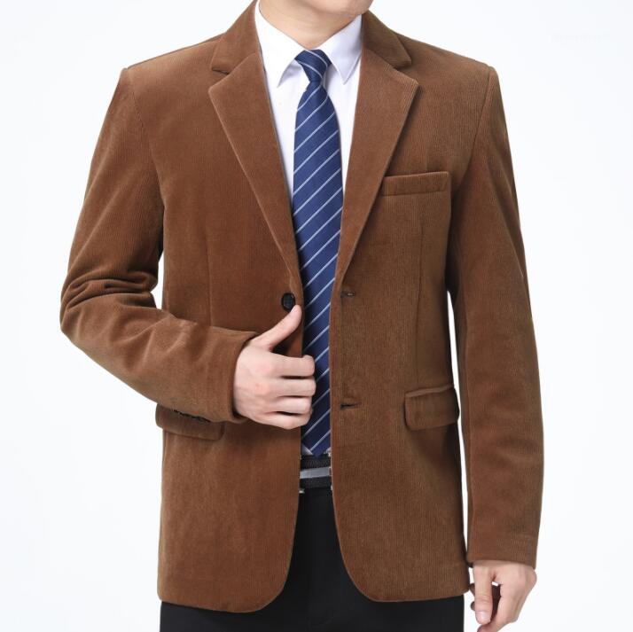 Middle-aged jacket men Corduroy blazer casual clothes spring autumn casaco jaqueta masculina coats mens suit b2841, Gray
Middle-aged jacket men Corduroy blazer casual clothes spring autumn casaco jaqueta masculina coats mens suit b2841, Gray
