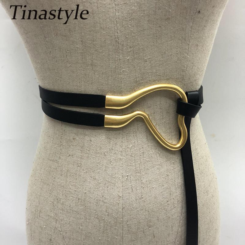 Tinastyle Metal Buckle Genuine Leather Belt Women Solid PU Leather Fine Belt Ladies 2021 Spring Summer New Elegant Waist, White
Tinastyle Metal Buckle Genuine Leather Belt Women Solid PU Leather Fine Belt Ladies 2021 Spring Summer New Elegant Waist, White