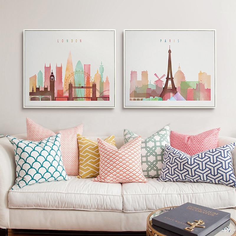 Modern Watercolor City London, New York, Paris Poster Canvas Wall Art Painting Wall Pictures Living Room Home Decor unframed1
Modern Watercolor City London, New York, Paris Poster Canvas Wall Art Painting Wall Pictures Living Room Home Decor unframed1