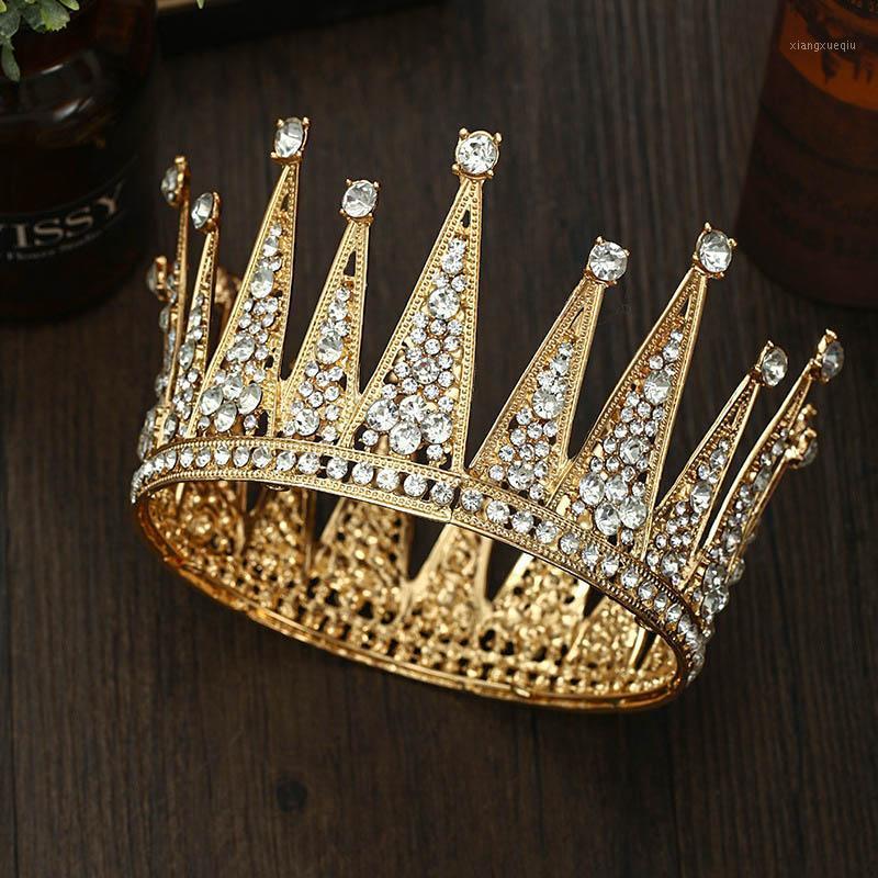 Hair Clips & Barrettes High Grade Crystal Round Crown Girl Birthday Pageant Decor Gold Color Bride Wedding Exquisite Dress Ornaments Queen, Golden;silver
Hair Clips & Barrettes High Grade Crystal Round Crown Girl Birthday Pageant Decor Gold Color Bride Wedding Exquisite Dress Ornaments Queen, Golden;silver
