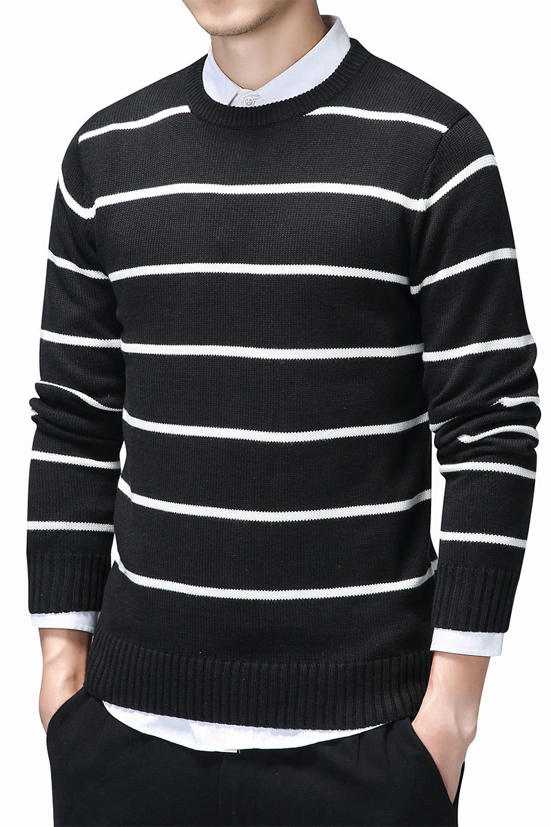 Mens Sweaters Dress Coat Striped Sweater Mens O-neck Pullovers Homme Autumn Casual Men Clothes Long Sleeve M-3xl, Black
Mens Sweaters Dress Coat Striped Sweater Mens O-neck Pullovers Homme Autumn Casual Men Clothes Long Sleeve M-3xl, Black