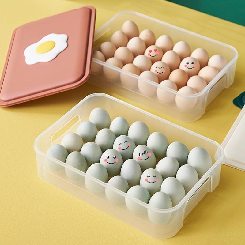 Kitchen Egg Box PP Plastic Egg Container Case Refrigerator Fresh Storage Box Stackable 24 Grids Holder Storage
Kitchen Egg Box PP Plastic Egg Container Case Refrigerator Fresh Storage Box Stackable 24 Grids Holder Storage