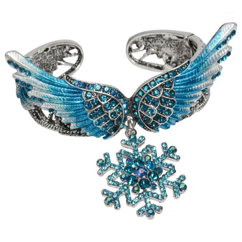 Snowflake Wing Bangle Bracelet Blue White Christmas Holidays Ornaments Gifts for Women Silver Color Crystal Fashion Jewelry1
Snowflake Wing Bangle Bracelet Blue White Christmas Holidays Ornaments Gifts for Women Silver Color Crystal Fashion Jewelry1