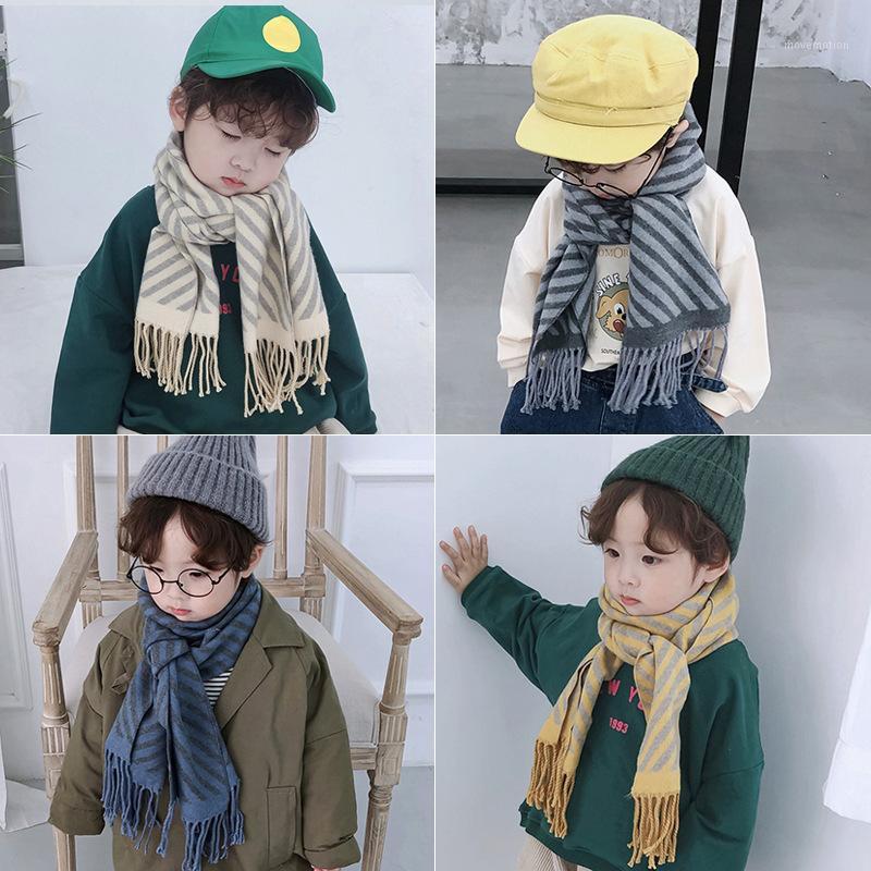 Children's scarf autumn and winter boys and girls fashion striped fringe imitation cashmere warm baby scarf wholesale1
Children's scarf autumn and winter boys and girls fashion striped fringe imitation cashmere warm baby scarf wholesale1