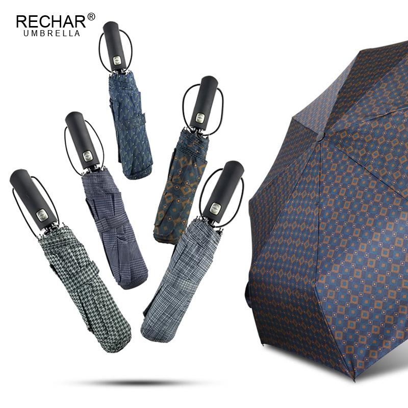 Automatic 3Folding Wind Resistance Umbrella Rain Women Business Outdoor Car Grid Men Umbrellas Stripe Women Parasol Wholesales, Umbrella cover 36cm
Automatic 3Folding Wind Resistance Umbrella Rain Women Business Outdoor Car Grid Men Umbrellas Stripe Women Parasol Wholesales, Umbrella cover 36cm
