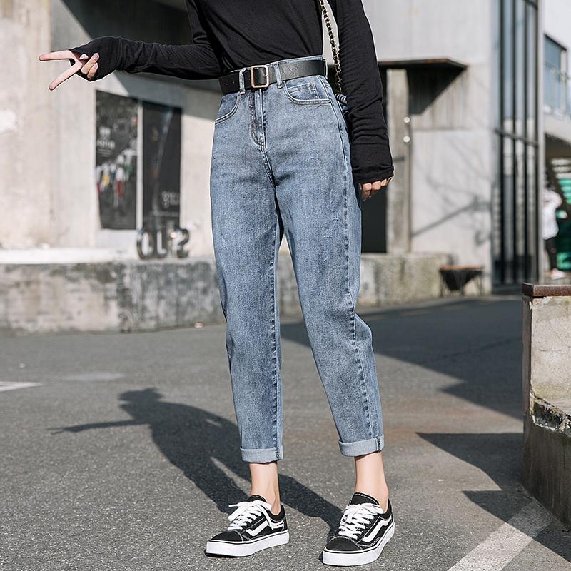 Harlan Daddy Pants 2021 Fall New High Waist Thinning Loose Nine Point Straight Jeans Women Hot Sale women jeans, Black fleece
Harlan Daddy Pants 2021 Fall New High Waist Thinning Loose Nine Point Straight Jeans Women Hot Sale women jeans, Black fleece