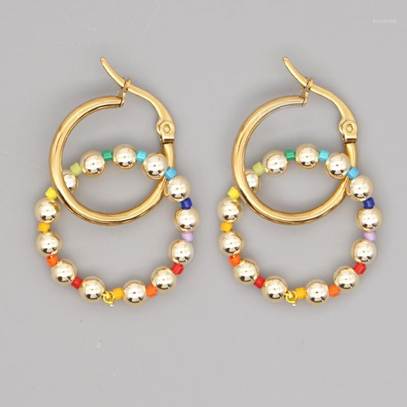 Go2boho Round Earrings For Women Handmade Hoop Earring Fashion Jewelry 2020 Japanese Golden Beads Earring Wholesale1
Go2boho Round Earrings For Women Handmade Hoop Earring Fashion Jewelry 2020 Japanese Golden Beads Earring Wholesale1