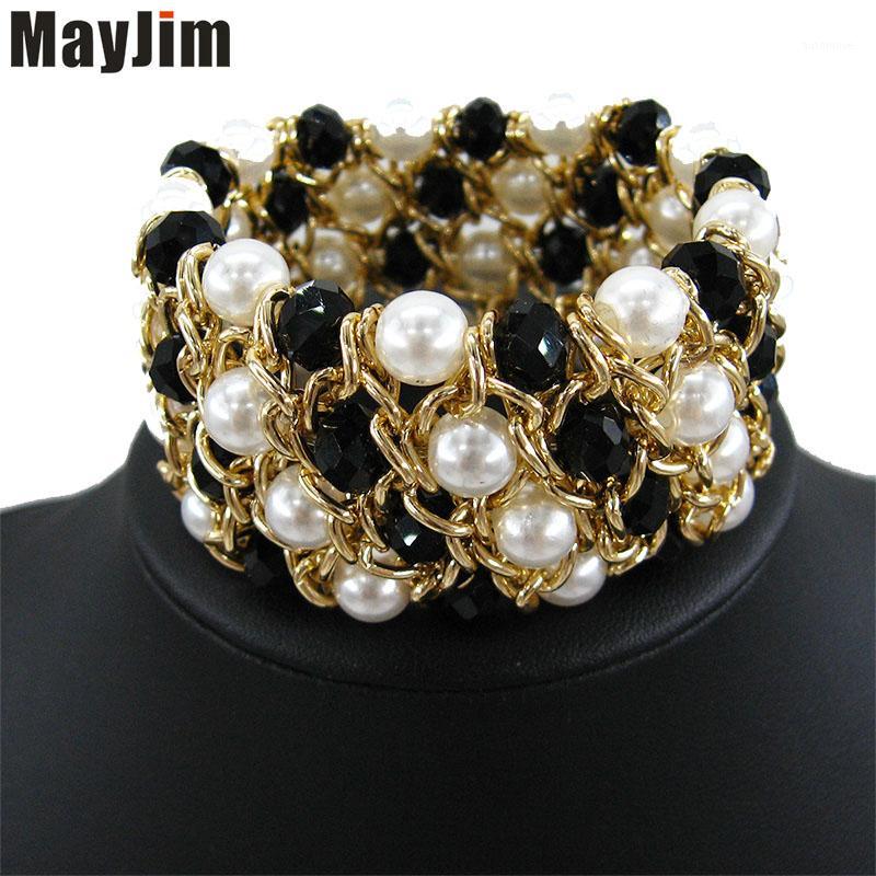 MayJim fashion women 2020 multilayer crystal elastic Pearl bracelets & bangles bead gold chain bracelets Bangle Wristband Bijoux1
MayJim fashion women 2020 multilayer crystal elastic Pearl bracelets & bangles bead gold chain bracelets Bangle Wristband Bijoux1