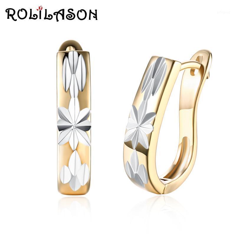Charm ROLILASON Easy Chic Silver Color Pattern Champagne Gold Hoop Earring Casual Daily Office Style Women JE11881
Charm ROLILASON Easy Chic Silver Color Pattern Champagne Gold Hoop Earring Casual Daily Office Style Women JE11881