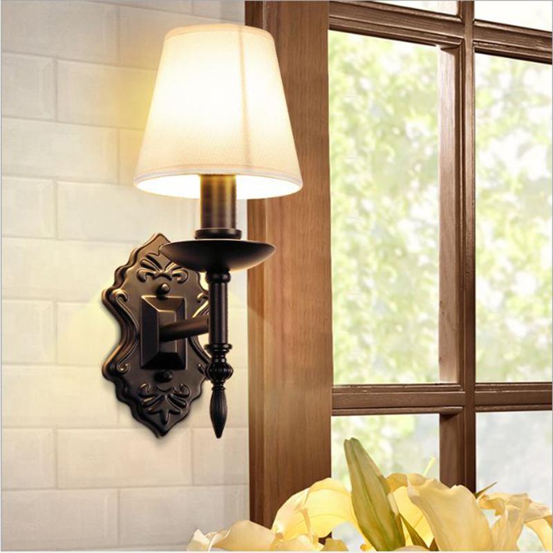 WOERFU American Wall Lamp Modern Wrought Iron Lighting E14 Fabric Single Head Indoor Wall Lamp
WOERFU American Wall Lamp Modern Wrought Iron Lighting E14 Fabric Single Head Indoor Wall Lamp
