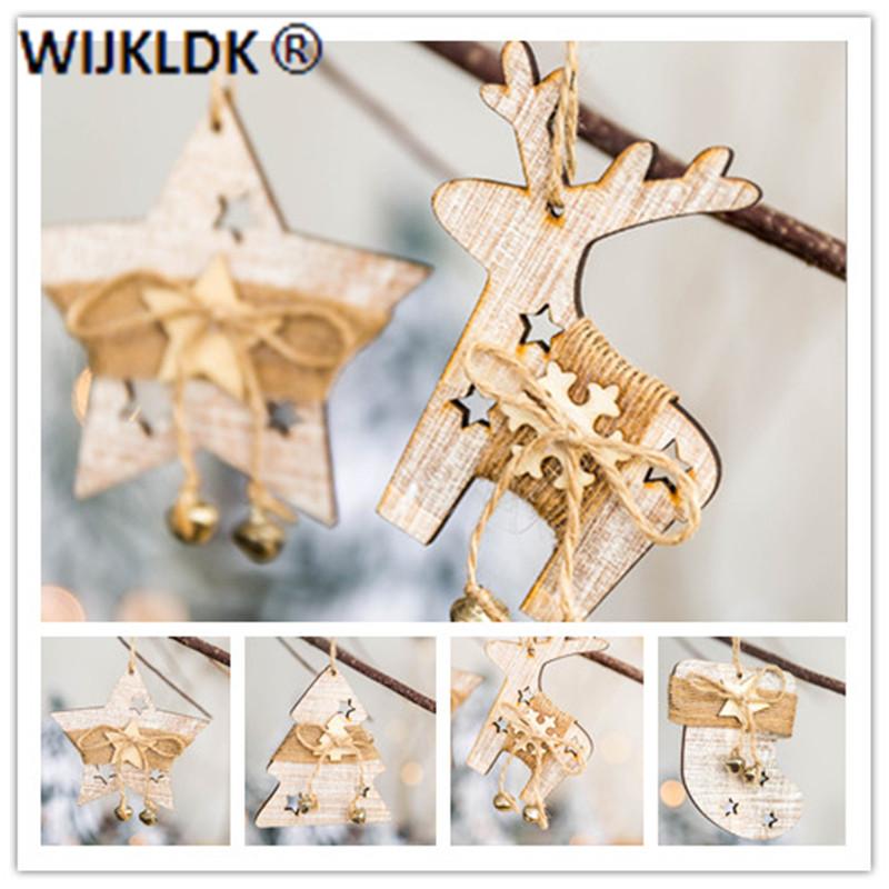 Navidad New Year Decoration Christmas Tree Wooden Star Elk Pendant Christmas Decoration Home Noel 2021-C
Navidad New Year Decoration Christmas Tree Wooden Star Elk Pendant Christmas Decoration Home Noel 2021-C