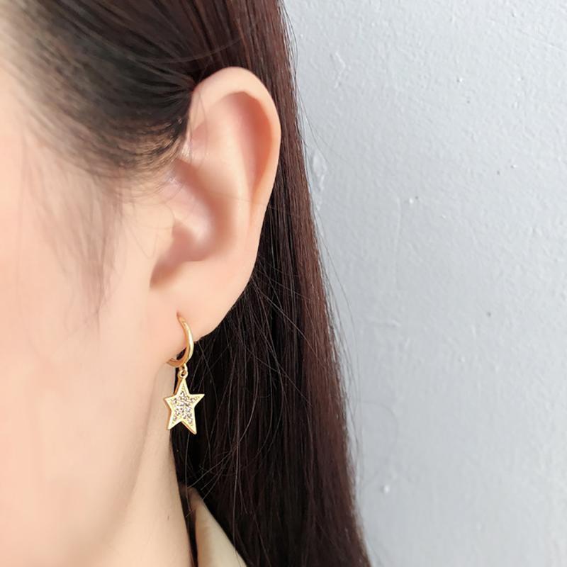 925 Sterling Silver Earrings New Woman Jewelry Fashion Earrings High Quality Pentagram Hoop Earring Pendiente De Aro De Plata1
925 Sterling Silver Earrings New Woman Jewelry Fashion Earrings High Quality Pentagram Hoop Earring Pendiente De Aro De Plata1