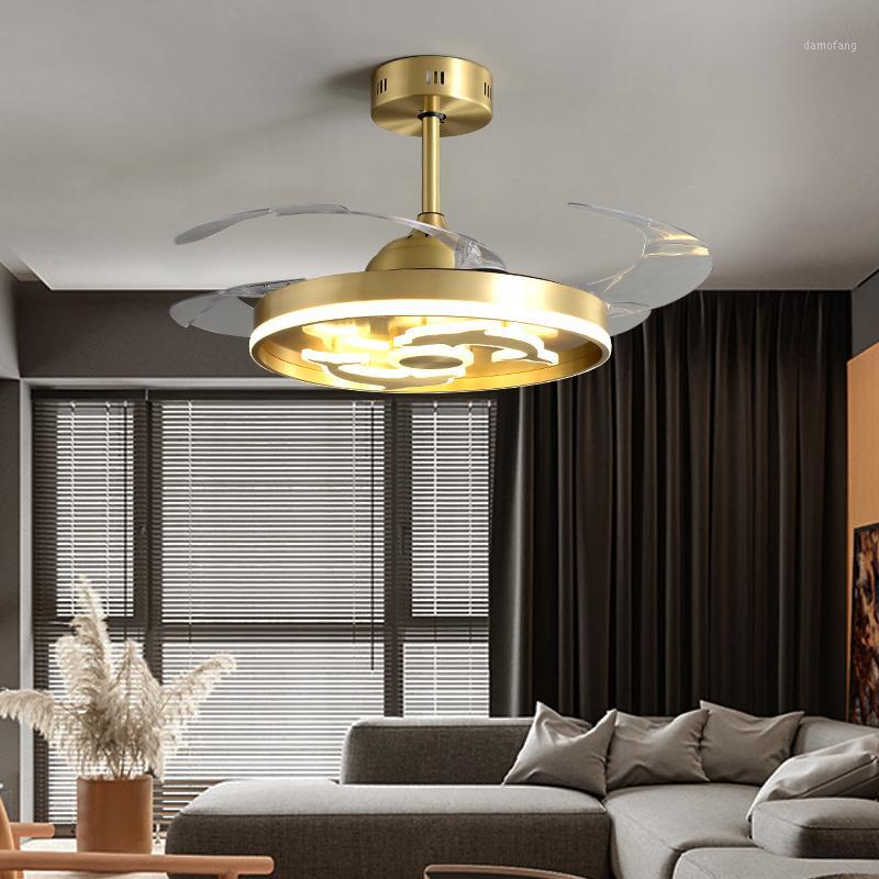 DC copper Invisible 42 inch led ceiling fan with light fans lamps lamp remote control Simple home living room gold fish1
DC copper Invisible 42 inch led ceiling fan with light fans lamps lamp remote control Simple home living room gold fish1
