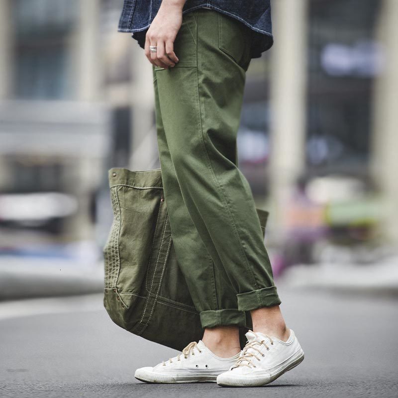 Green Trousers Men Rectangular Pants Retro Vintage New Cotton Style 38vu, Army green.
Green Trousers Men Rectangular Pants Retro Vintage New Cotton Style 38vu, Army green.