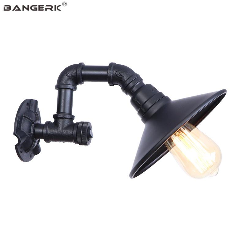 American Vintage Water Pipe Wall Lamp LED Loft Decor Black Iron Retro Wall Lights Edison Sconces Aisle Bedside Home Lighting
American Vintage Water Pipe Wall Lamp LED Loft Decor Black Iron Retro Wall Lights Edison Sconces Aisle Bedside Home Lighting