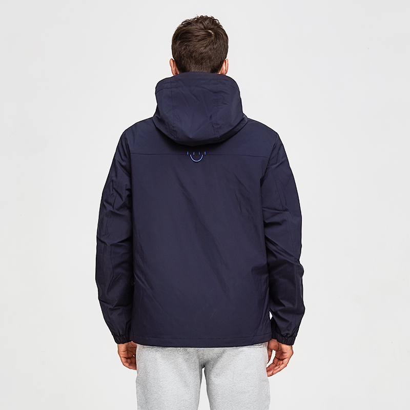 Tiger Force Men Spring Jacket Casual Hooded Windbreaker Windproof Men's Bomber Jacket Cotton Padded Men Coat Outerwear 201127