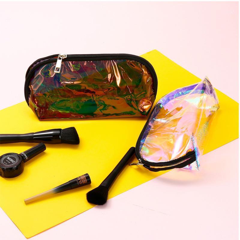Fashion Zipper Cosmetic Bag Simple PVC Material Colorful Transparent Cosmetics Pouchs New Travel Makeup Cases For Women1, Brown
Fashion Zipper Cosmetic Bag Simple PVC Material Colorful Transparent Cosmetics Pouchs New Travel Makeup Cases For Women1, Brown
