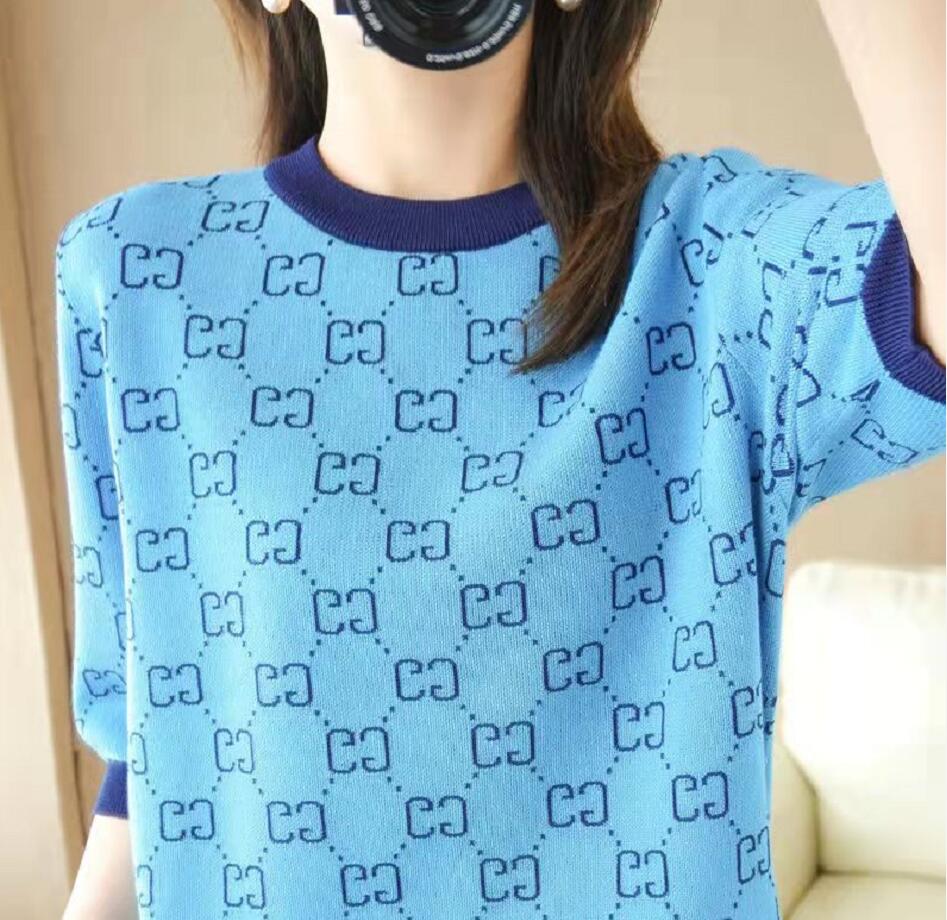 2022GG Women Knits Sweater Pullover thin Rib Knitted pull femme Tops patchwork o Neck Essential Jumper Short Sleeve sueters de mujer, White
2022GG Women Knits Sweater Pullover thin Rib Knitted pull femme Tops patchwork o Neck Essential Jumper Short Sleeve sueters de mujer, White