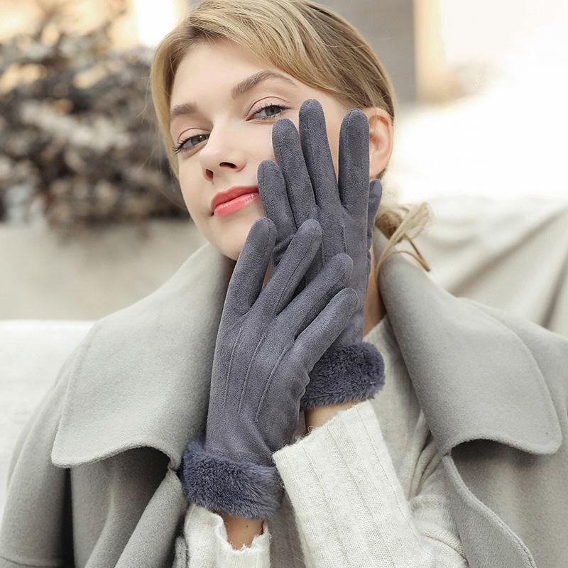 Gloves Women's Winter Comfort Plush Warm Riding Thicken Cold Proof Outdoor Driving Windproof Touch Screen Glove Female
Gloves Women's Winter Comfort Plush Warm Riding Thicken Cold Proof Outdoor Driving Windproof Touch Screen Glove Female