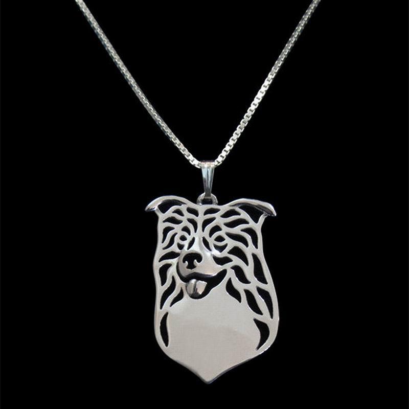Fashion Women's Metal Alloy Pet Necklaces Lovers' Gold Border Collie Pendant Necklaces Drop Shipping
Fashion Women's Metal Alloy Pet Necklaces Lovers' Gold Border Collie Pendant Necklaces Drop Shipping