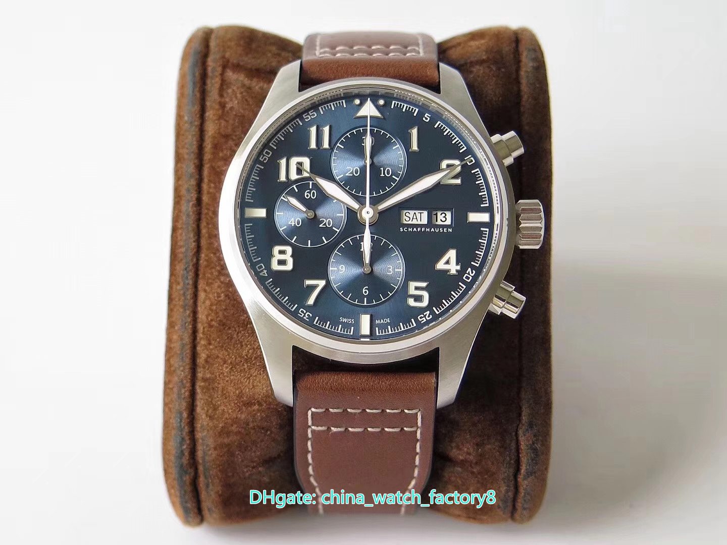 6 Style ZF Maker Super Quality Watches 46mm Pilot Top Gun IW371815 IW500916 Calendar Cal.51111 Movement Mechanical Automatic Mens Watch Men's Wristwatches, With box papers
6 Style ZF Maker Super Quality Watches 46mm Pilot Top Gun IW371815 IW500916 Calendar Cal.51111 Movement Mechanical Automatic Mens Watch Men's Wristwatches, With box papers