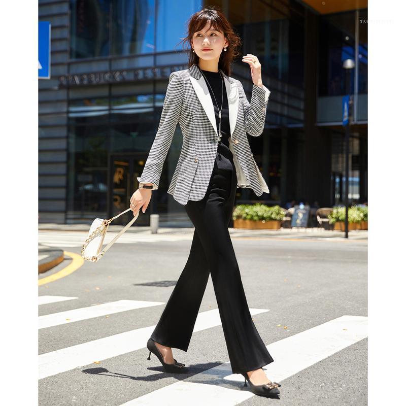 New Autumn Winter Fashion Women Suit Slim Plaid Blazer Pant Office Lady Notched Jacket Pant Suits Femme 2 Pieces Set Work Wear1, Beige
New Autumn Winter Fashion Women Suit Slim Plaid Blazer Pant Office Lady Notched Jacket Pant Suits Femme 2 Pieces Set Work Wear1, Beige