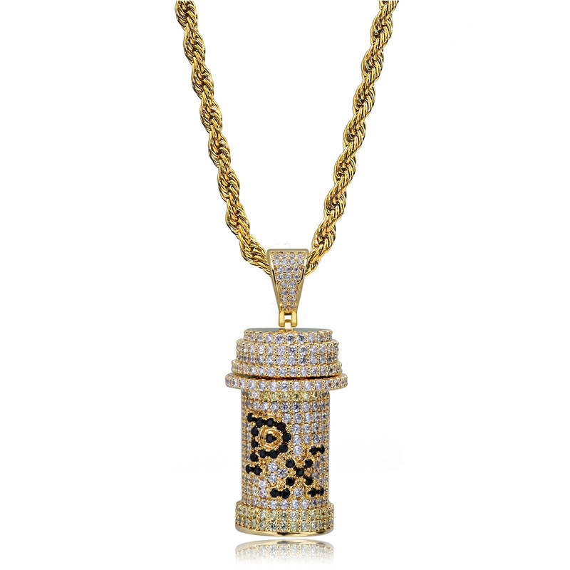 Hop Jewelry Hip Bottle Px Pendant New Arrival in Cubic Zirconia Ice Out Men's Necklace 9n59
Hop Jewelry Hip Bottle Px Pendant New Arrival in Cubic Zirconia Ice Out Men's Necklace 9n59