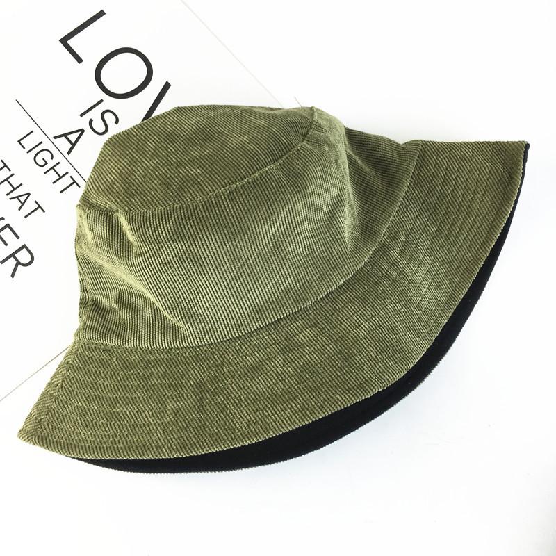 Retro corduroy small cornice hat autumn and winter wear on both sides of travel sun hat tide Korean version of fisherman, Black
Retro corduroy small cornice hat autumn and winter wear on both sides of travel sun hat tide Korean version of fisherman, Black