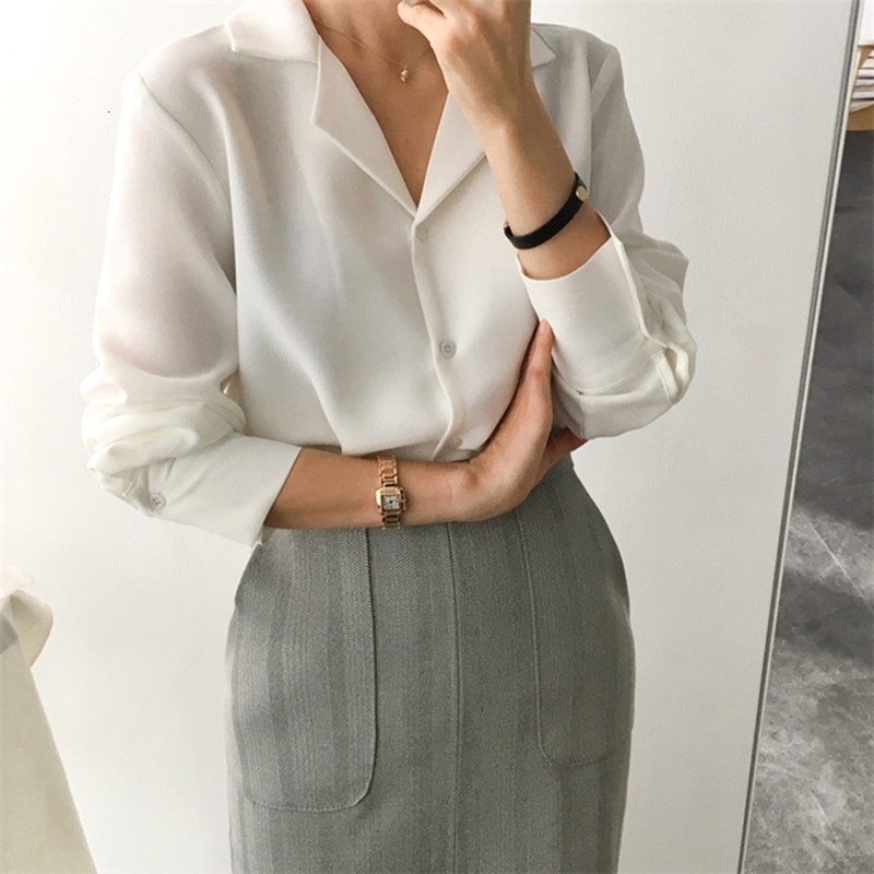 2021 New -XL 2 colors spring blouse fashion turn down collar lady white female shirt tops (g1838 XI4W
2021 New -XL 2 colors spring blouse fashion turn down collar lady white female shirt tops (g1838 XI4W