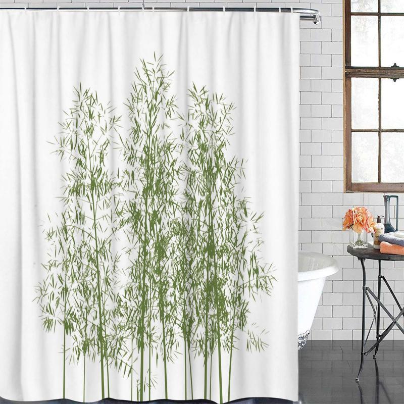 Polyester Curtain Green Bamboo Ink Fresh Bathroom Shower Curtains Bathroom Item Waterproof Shower Curtain &12 Hook1
Polyester Curtain Green Bamboo Ink Fresh Bathroom Shower Curtains Bathroom Item Waterproof Shower Curtain &12 Hook1